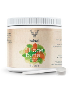 Heilkraft Hagebuttenpulver kaufen | 100% Wildsammlung | 250g