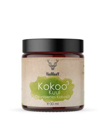 HEILKRAFT - Kokoo³ Kuul - Ozonisiertes Kokosöl + Zitrone-Minze
