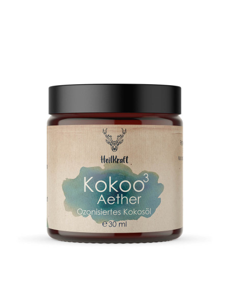 HEILKRAFT - Kokoo³ Aether- Ozonisiertes Kokosöl + Ätherische Öle