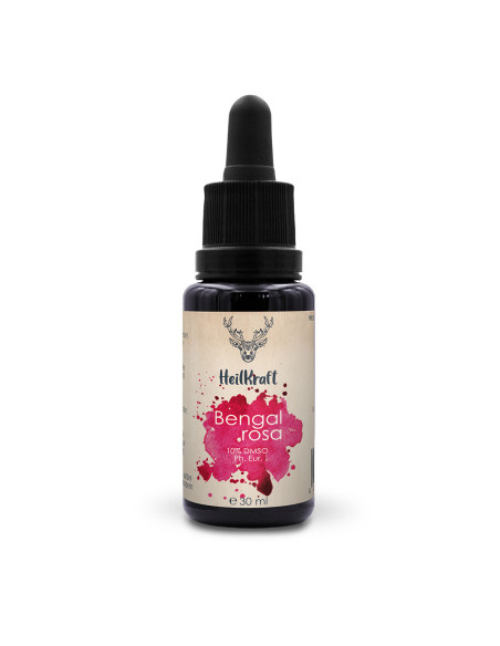 HEILKRAFT - Bengalrosa 10% in 10% DMSO-Lösung