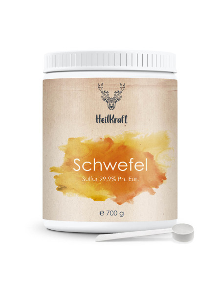 Heilkraft Anorganischer Schwefel 700gr - Sulphur 99,9% Ph. Eur.