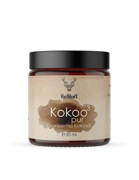 Heilkraft Kokoo³ pur | Reines ozonisiertes Kokosöl | Kaufen