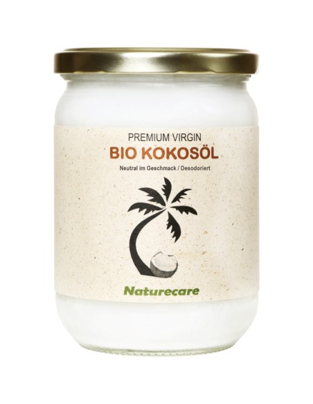 Naturecare Reines Bio-Kokosöl Geruchsneutral 500ml | Premium Naturecare Reines Bio-Kokosöl Geruchsneutral 500ml | Premium