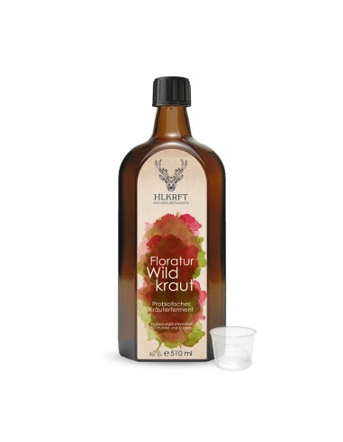 Heilkraft Floratur Wildkraut: Probiotisches 12-Kräuter-Ferment