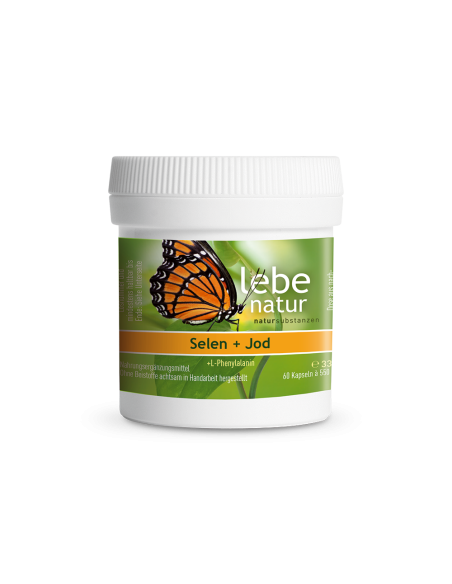 lebe natur® Selen + Jod + L-Phenylalanin - 60 Kapseln