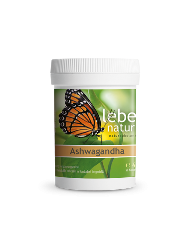 lebe natur® Ashwagandha 90 Kapseln | Natürliche Balance
