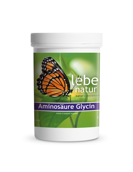 Lebe Natur Aminosäure Glycin Pulver 600g | Rein & Hochwertig