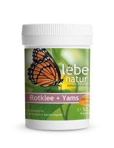 lebe natur® Rotklee + Yams + Mönchspfeffer | 90 Kapseln