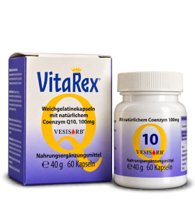 Coenzym Q10 100 mg mit VESIsorb® – 60 Kapseln | VitaRex®