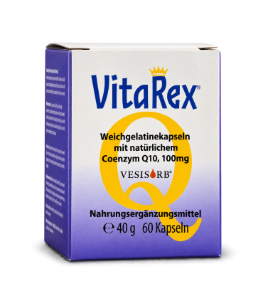 Coenzym Q10 100 mg mit VESIsorb® – 60 Kapseln | VitaRex®
