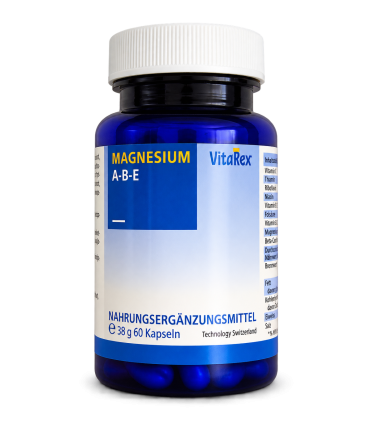 Magnesium A-B-E Komplex – 60 Kapseln | VitaRex®