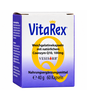 Coenzym Q10 100 mg mit VESIsorb® – 60 Kapseln | VitaRex®